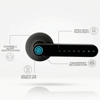 Nexora 5-in-1 Bluetooth Fingerprint Smart Lock